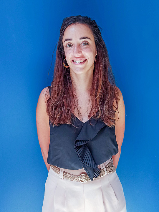 Coralie, la planner stratégique de PitxuEvent, standiste sur mesure