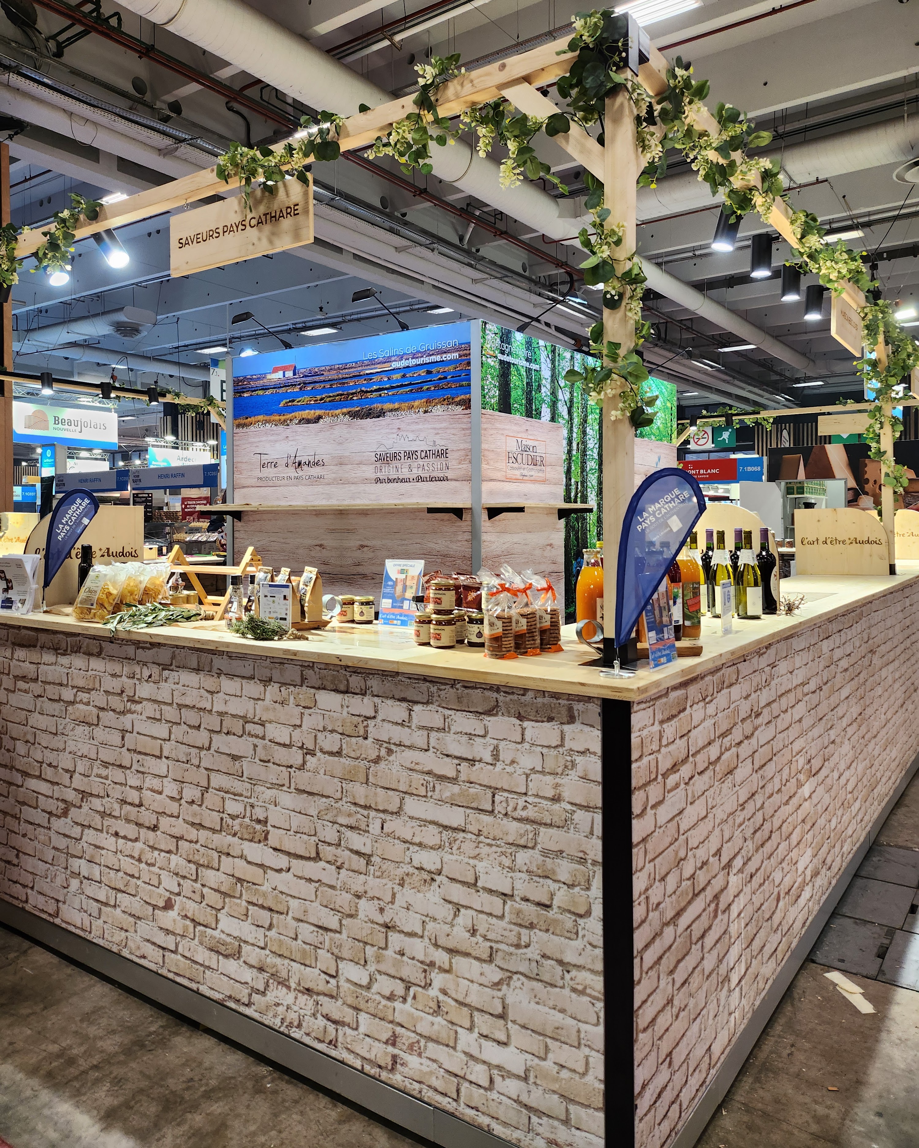 Stand producteur du département de l'Aude