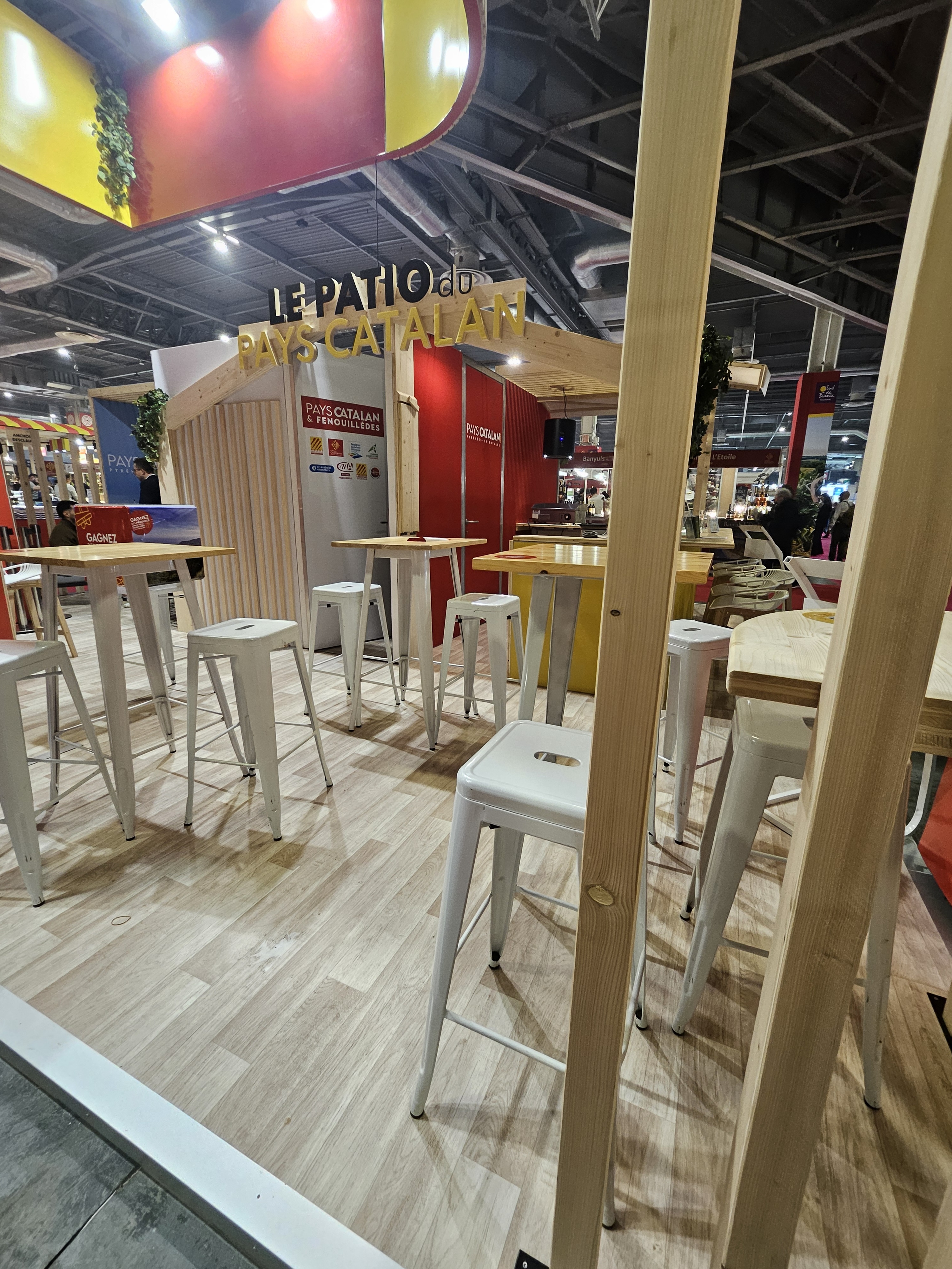 Espace détente au salon de l'agriculture de Paris en 2025