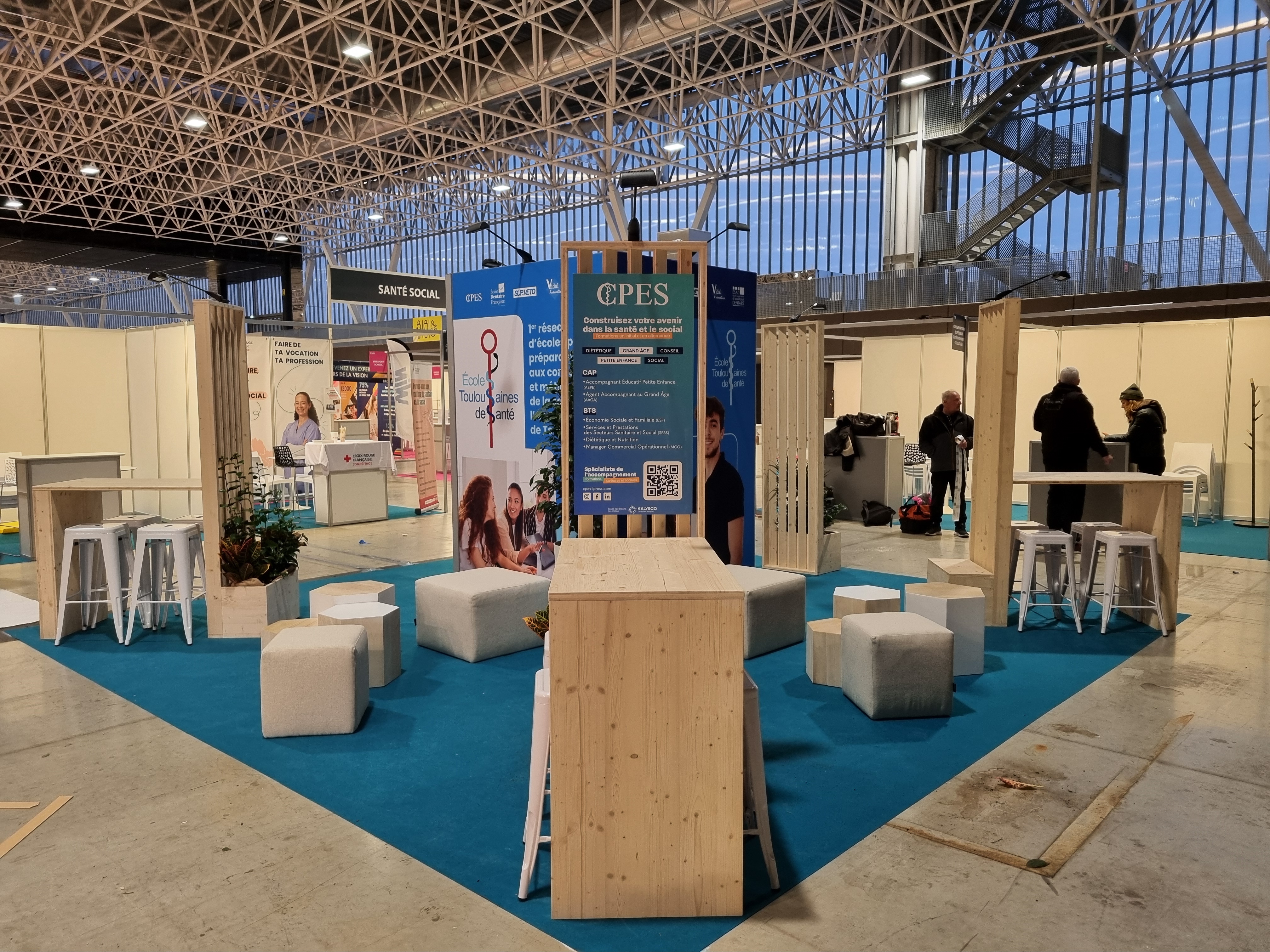 Stand écoles Kalysco au salon Infosup au MEETT de Toulouse en 2026