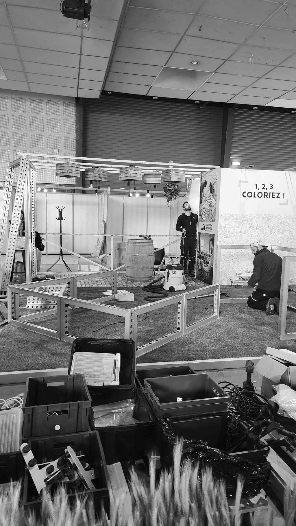 montage d'un stand d'exposition par PitxuEvent