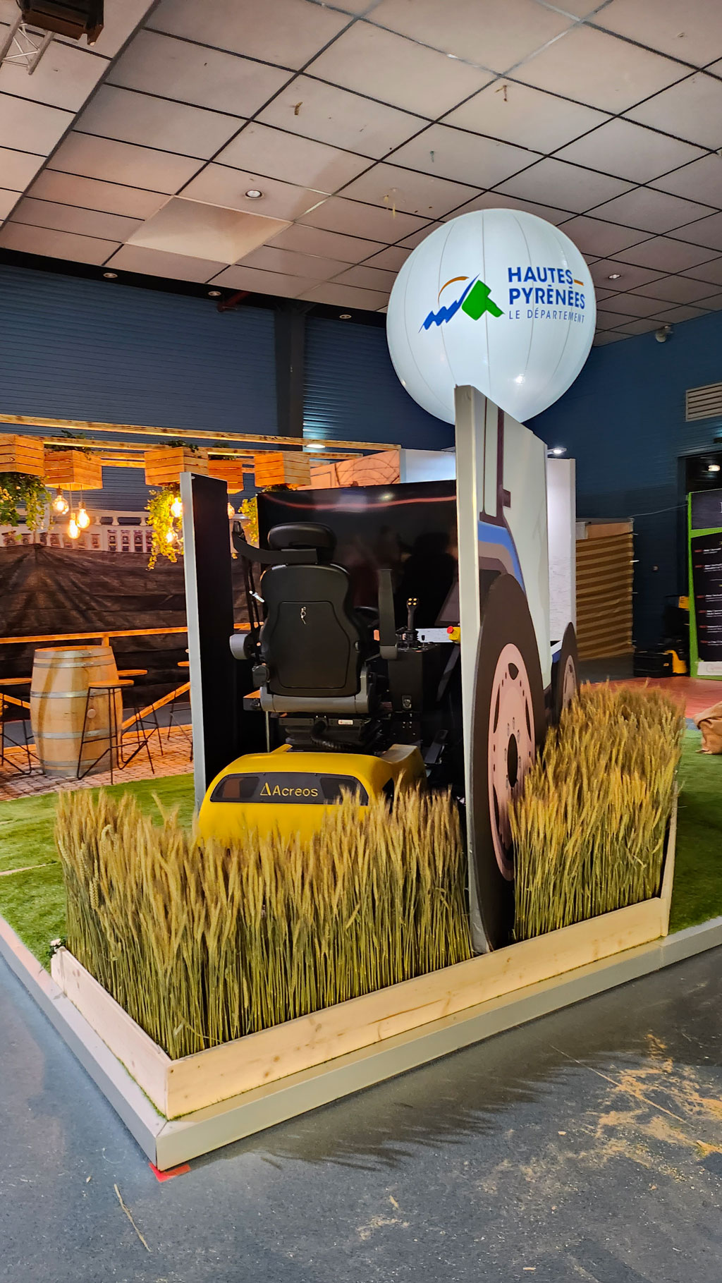 Exemple d'animation d'un stand d'exposition par PitxuEvent pour le département des Hautes-Pyrénées
