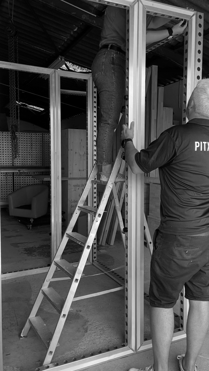 montage d'un stand d'exposition par PitxuEvent
