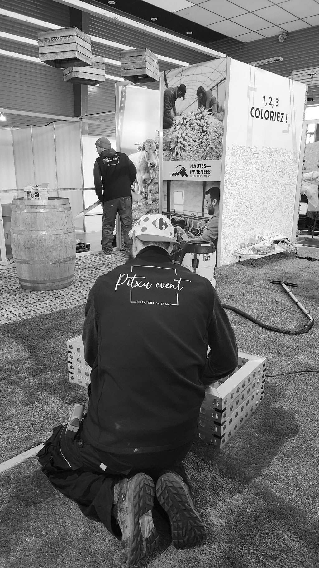 montage d'un stand d'exposition par PitxuEvent